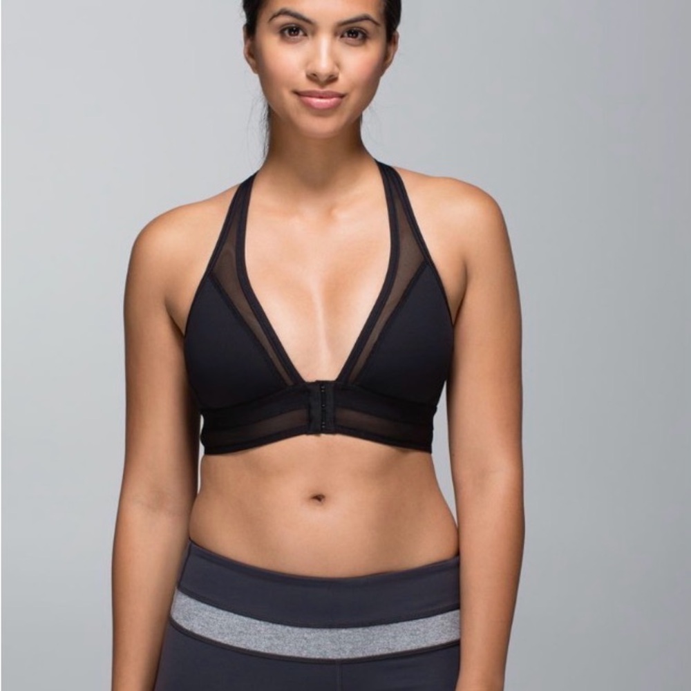 Lululemon Seek The Heat Bra‎ Black Size 4